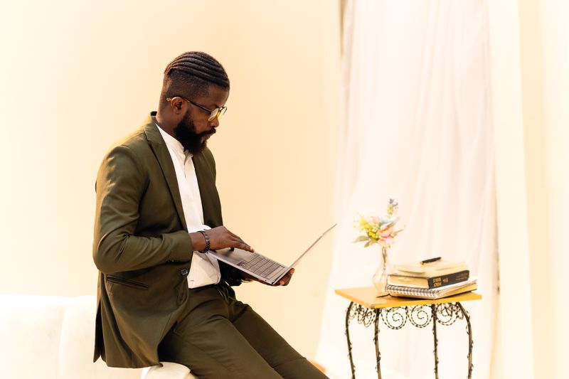 Young professional at work